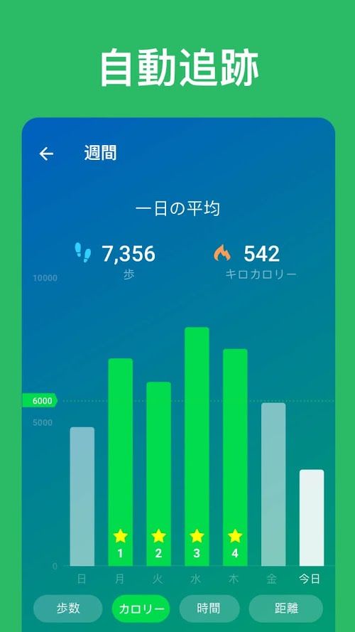 歩数計 スクリーンショット