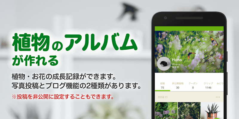 GreenSnap - 植物・花の名前が判る写真共有アプリ スクリーンショット